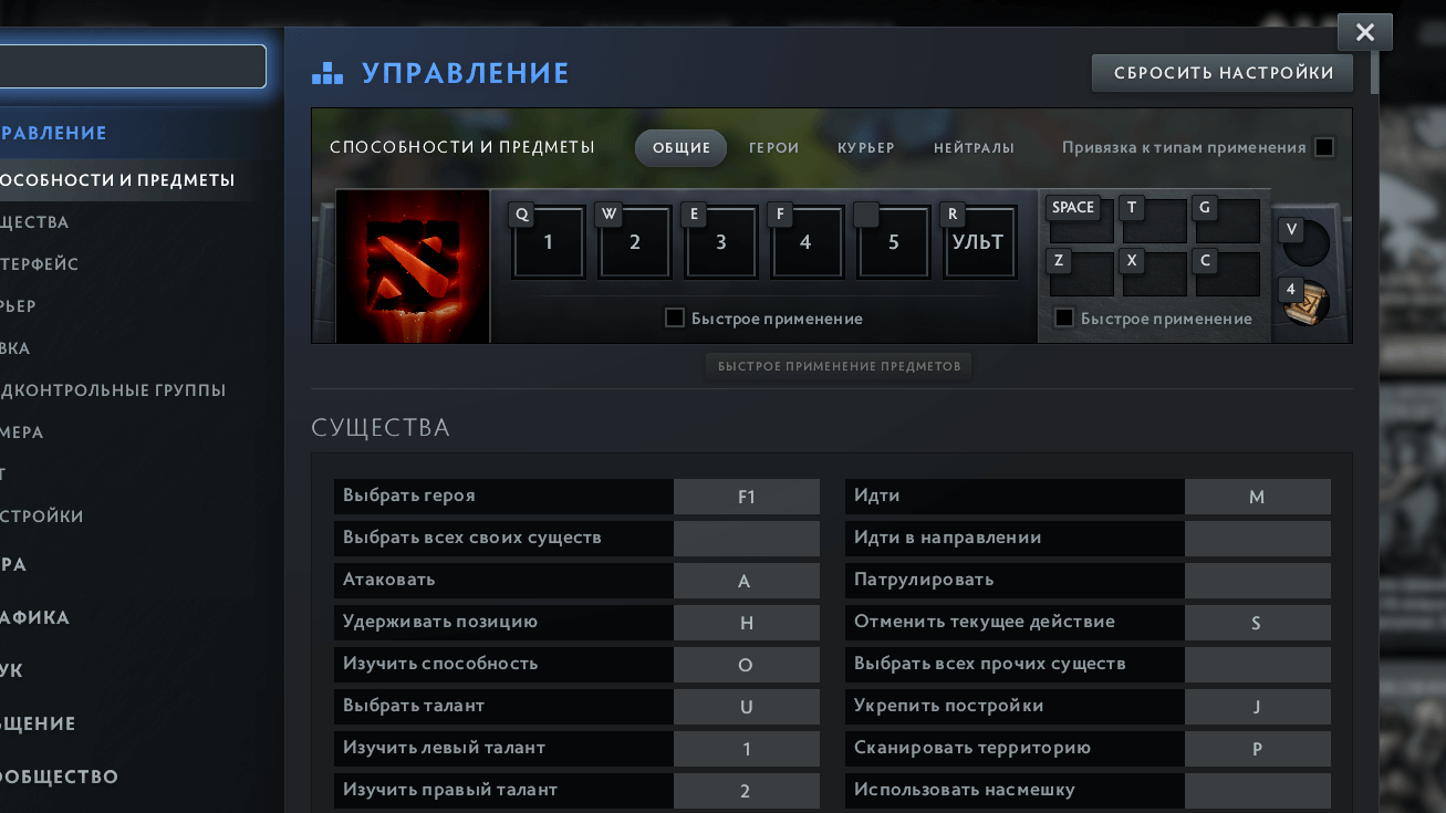 Быстрое применение Dota 2